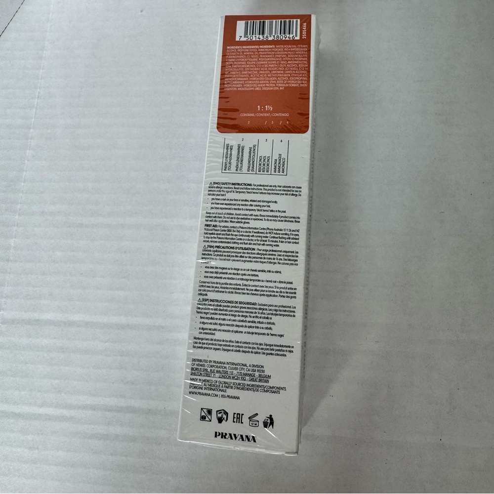 NIB Pravana ChromaSilk Permanent Creme Hair Color 7.43 Copper Golden Blonde - Picture 5 of 13